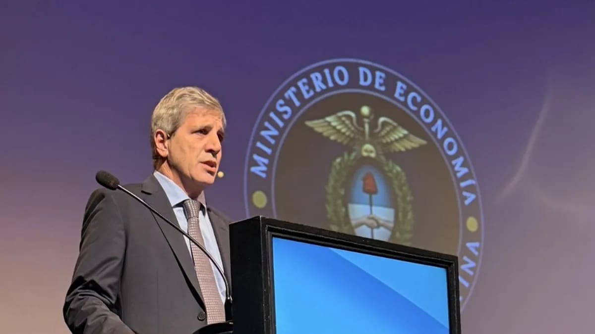 Luis Caputo en en el Cambras Business Day, un evento organizado por la Cámara de Comercio, Industria y Servicios Argentino Brasileña