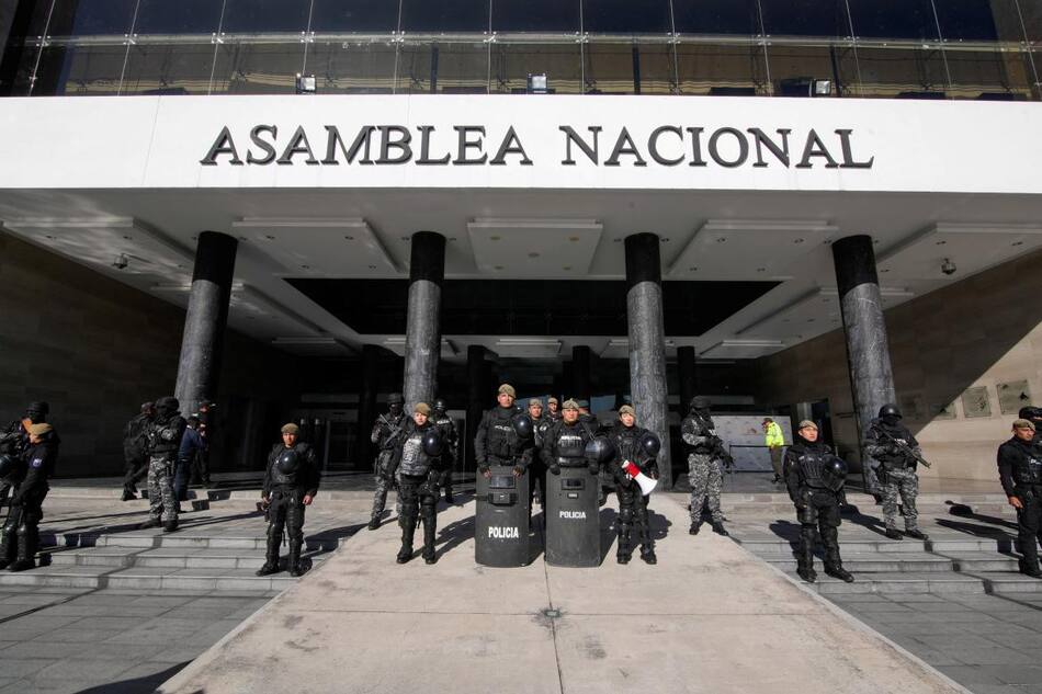Asamblea Nacional de Ecuador. Foto: Reuters.
