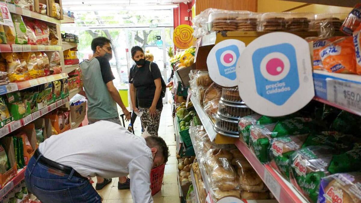Supermercados, economía argentina. Foto: NA