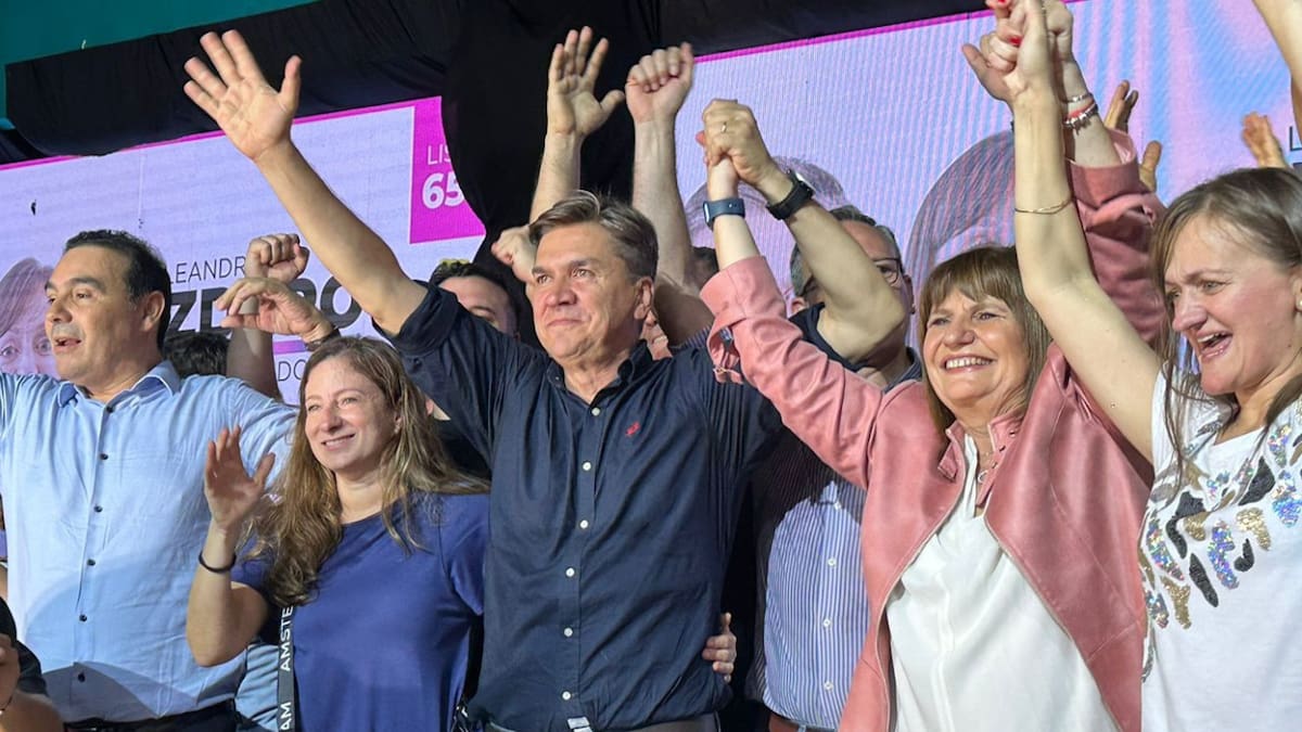 Festejo de Juntos por el Cambio en Chaco. Foto: NA.