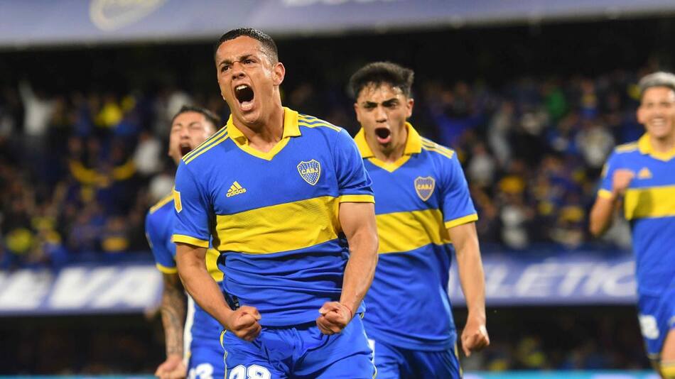 Gonzalo Morales le dio el triunfo a Boca. Foto: Télam.