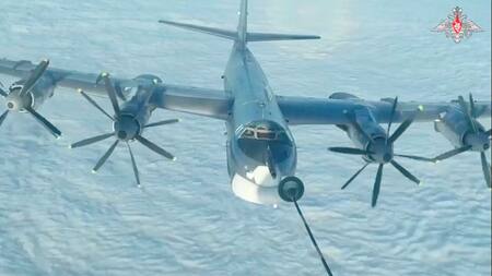 Avión militar ruso TU-95. Foto: Reuters
