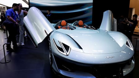 Autos eléctricos de China. Foto: Reuters