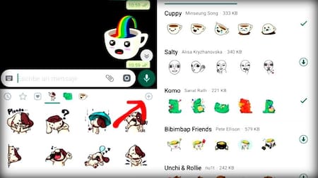 Stickers divertidos de WhatsApp
