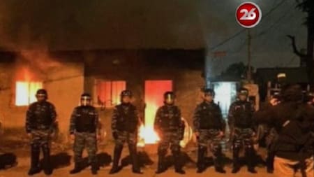 Lomas de Zamora - incendio en casa del acusado de crimen de nene