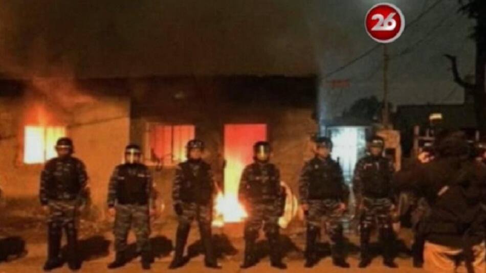 Lomas de Zamora - incendio en casa del acusado de crimen de nene