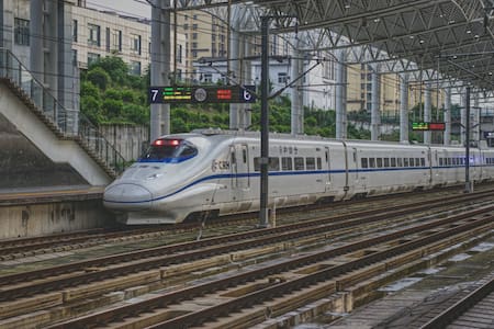 Tren bala. Foto: Unsplash.