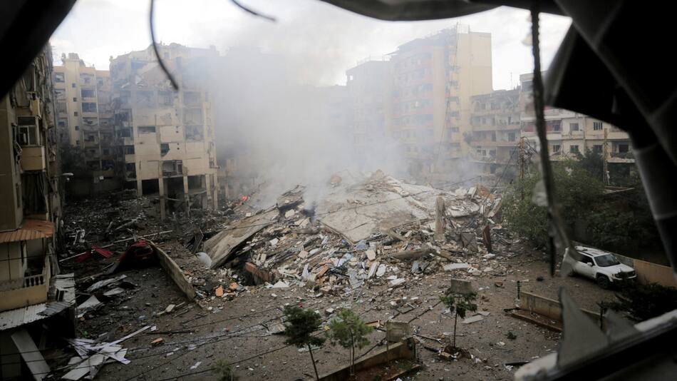 Ataques en el Líbano por parte del Ejército de Israel. Foto: EFE.