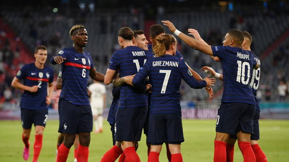 Festejo de Francia ante Alemania por la Eurocopa, REUTERS