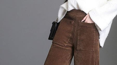 Pantalón de corderoy. Fuente: Pinterest