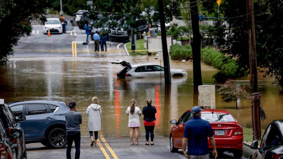Huracán Helene en Estados Unidos. Foto: EFE.
