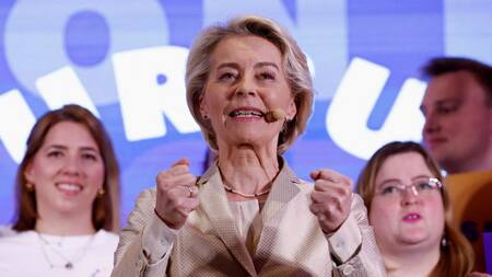 Ursula von der Leyen, presidenta de la Comisión Europea. Foto: Reuters.