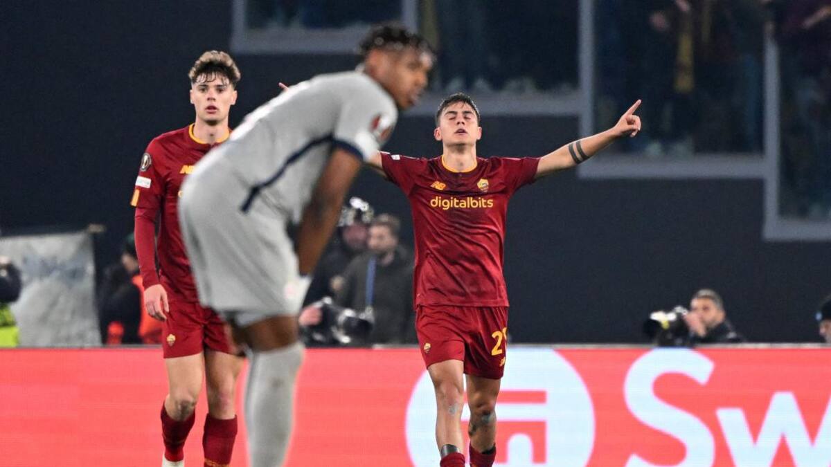 Paulo Dybala; Roma vs. Red Bull Salzburgo. Foto: Reuters.