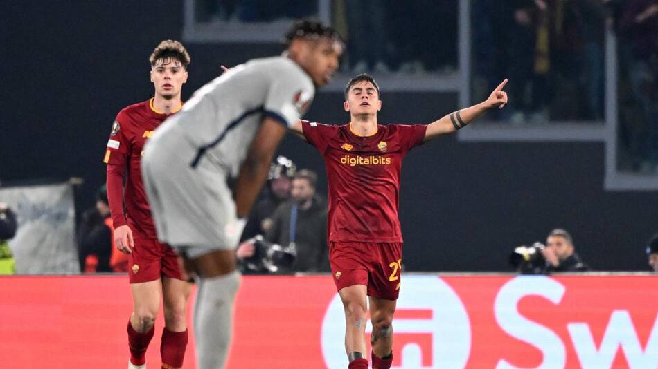 Paulo Dybala; Roma vs. Red Bull Salzburgo. Foto: Reuters.