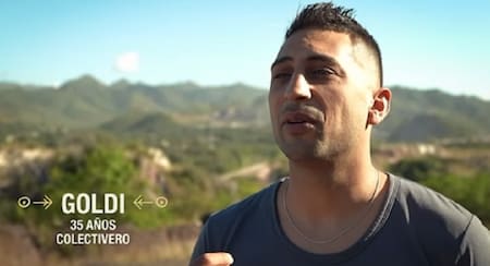 Goldi, participante de "Survivor Expedición Robinson". Foto: captura Telefe.