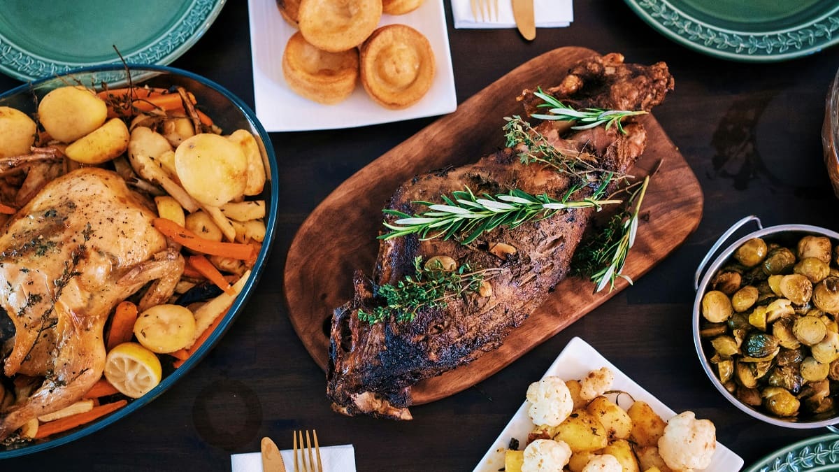 Comida navideña.