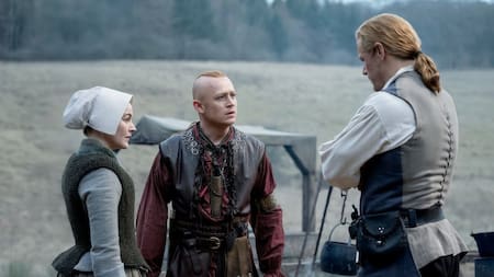 Young Ian, Rachel y Jamie. Foto: Starz