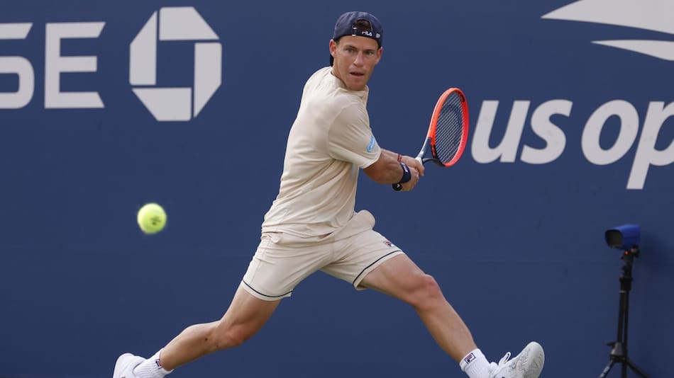 Diego Schwartzman en el US Open. Foto: EFE.