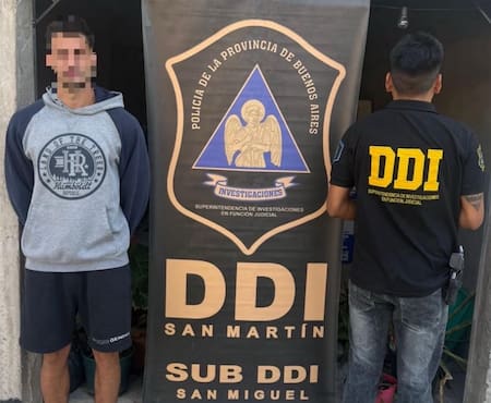 Detención de Joel Ojeda.