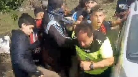 Brutal agresión a un árbitro en Miramar, NA