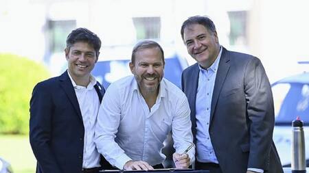 Gastón Granados y Axel Kicillof.