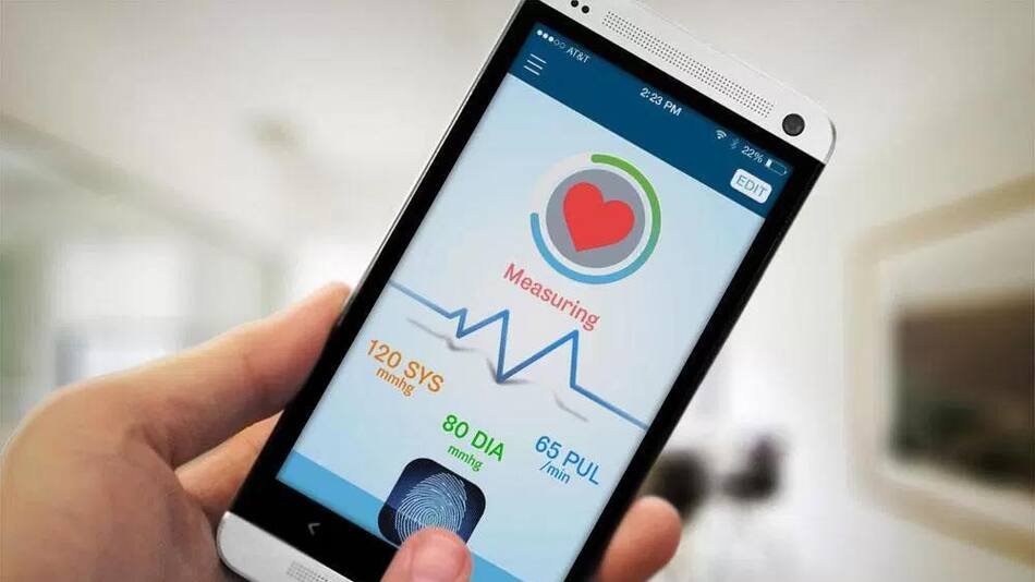 smartphone con presiión arterial
