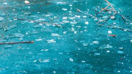 Frío polar en la provincia de Buenos Aires. Foto: NA.