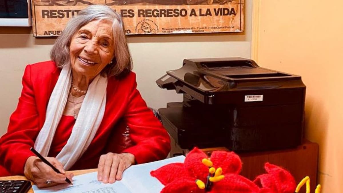 Sonia Torres, Abuelas de Plaza de Mayo. Foto: eldocetv