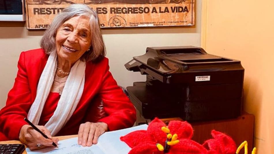 Sonia Torres, Abuelas de Plaza de Mayo. Foto: eldocetv