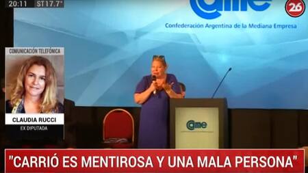 Claudia Rucci, Canal 26