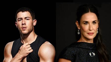 Nick Jonas y Demi Moore