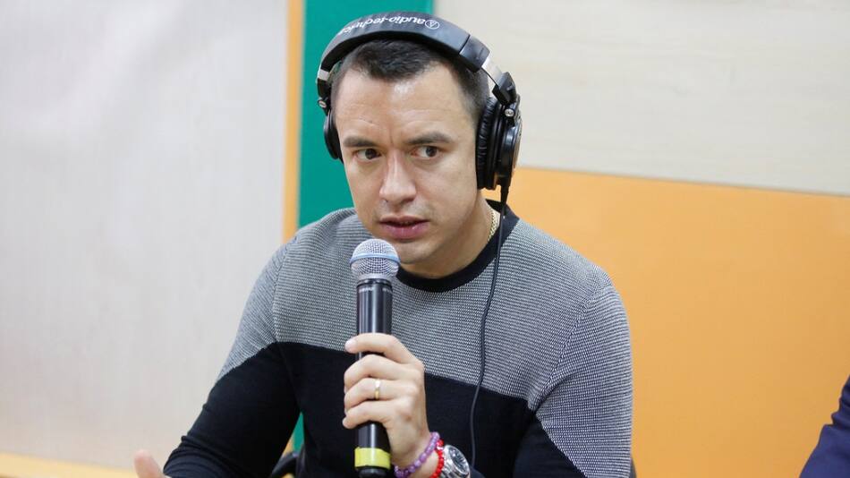 Daniel Noboa, presidente de Ecuador. Foto: Reuters.