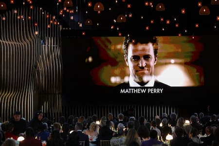 Homenaje a Matthew Perry en los Premios Guild Awards. Foto: Reuters.
