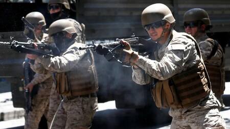 Carabineros de Chile. Foto: Reuters