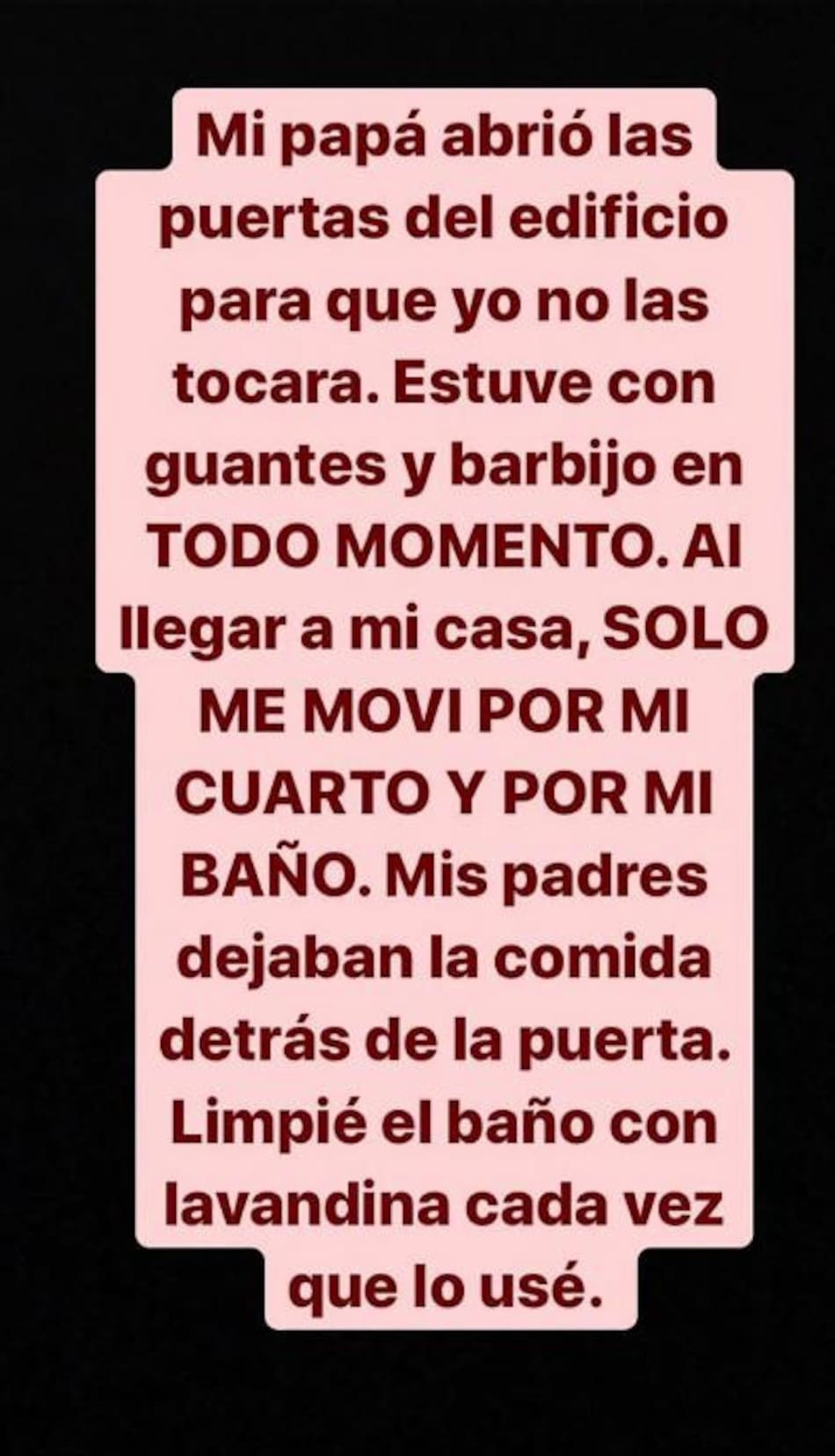 Lucía Miguel estudiaba en Francia, volvió por la pandemia y al regresar le dio positivo