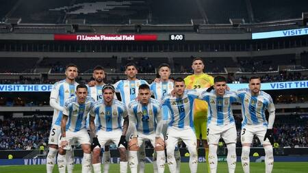 Selección Argentina. Foto: NA