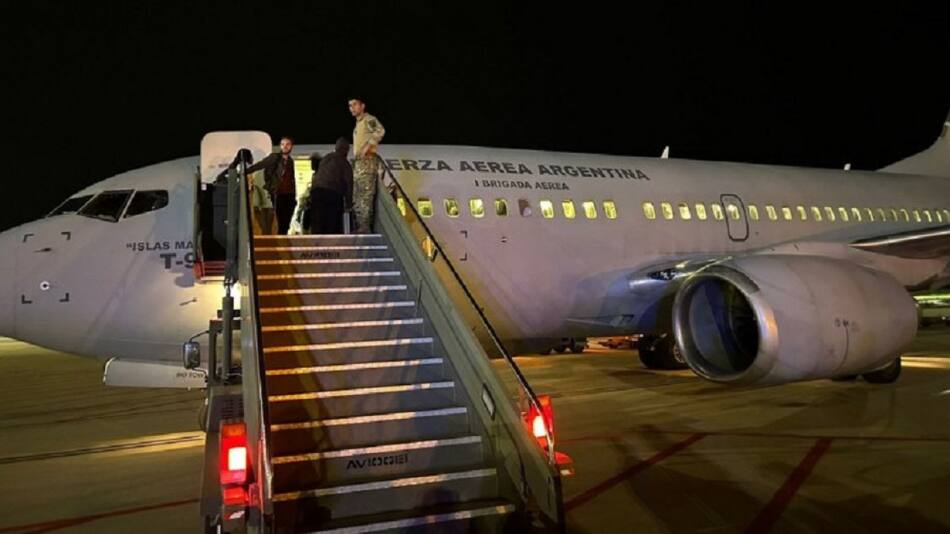 Ciudadanos argentinos evacuados desde Isarel. Foto: NA.