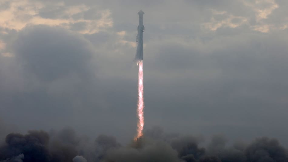 Lanzamiento del Starship. Foto: Reuters