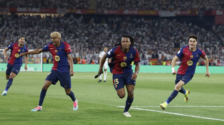 Barcelona vs Real Madrid, final de la Copa del Rey. Foto: Reuters/Marcelo Del Pozo