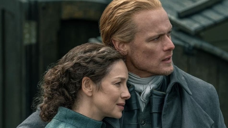 Outlander, Sam Heughan y Caitriona Balfe. Foto: Instagram /outlander_starz.