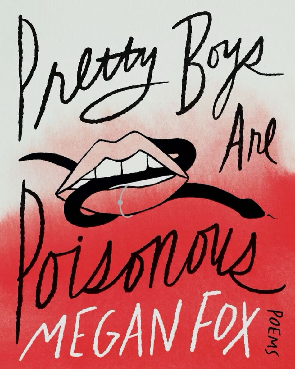 La tapa del libro de poemas de Megan Fox. Foto: Instagram.