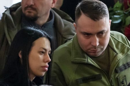 Ucrania sospecha que Rusia intentó envenenar a la esposa del jefe de espías de su país, Kyrylo Budanov. Reuters