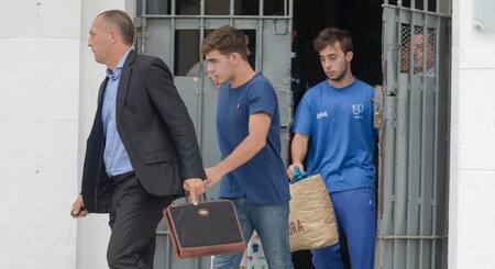 Crimen en Villa Gesell, rugbiers liberados, Juan Guarino y Alejo Milanesi, Foto: Mario Quinteros