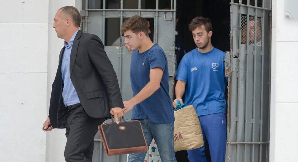 Crimen en Villa Gesell, rugbiers liberados, Juan Guarino y Alejo Milanesi, Foto: Mario Quinteros