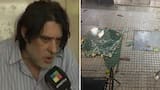 Habló el hombre al que se le cayó un vidrio en la cabeza mientras comía en un bar de Palermo: “Gracias a Dios estoy vivo“