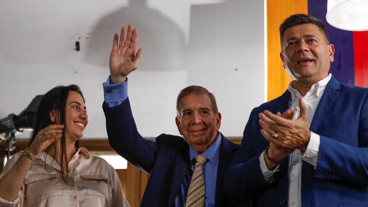Freddy Superlano y Edmundo González Urrutia. Foto: Reuters.