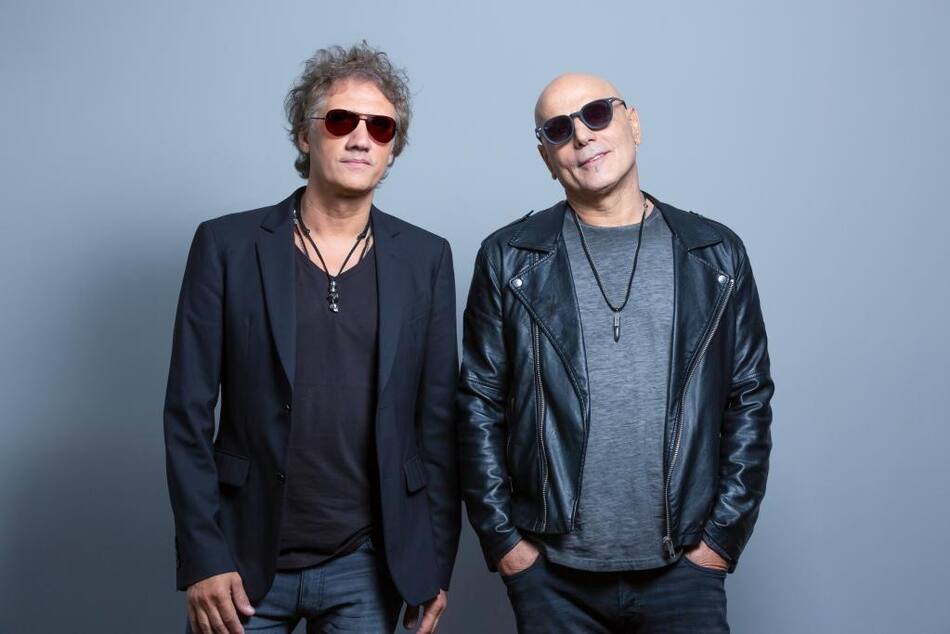 Charly Alberti y Zeta Bossio en show Gracias Totales