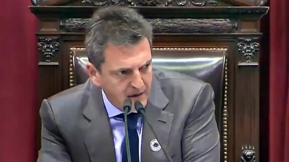 Sergio Massa. Foto: Captura de video.