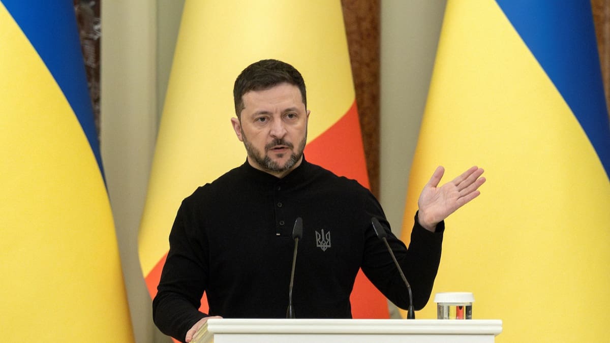 Volodímir Zelenski, presidente de Ucrania. Foto: Reuters (Thomas Peter)