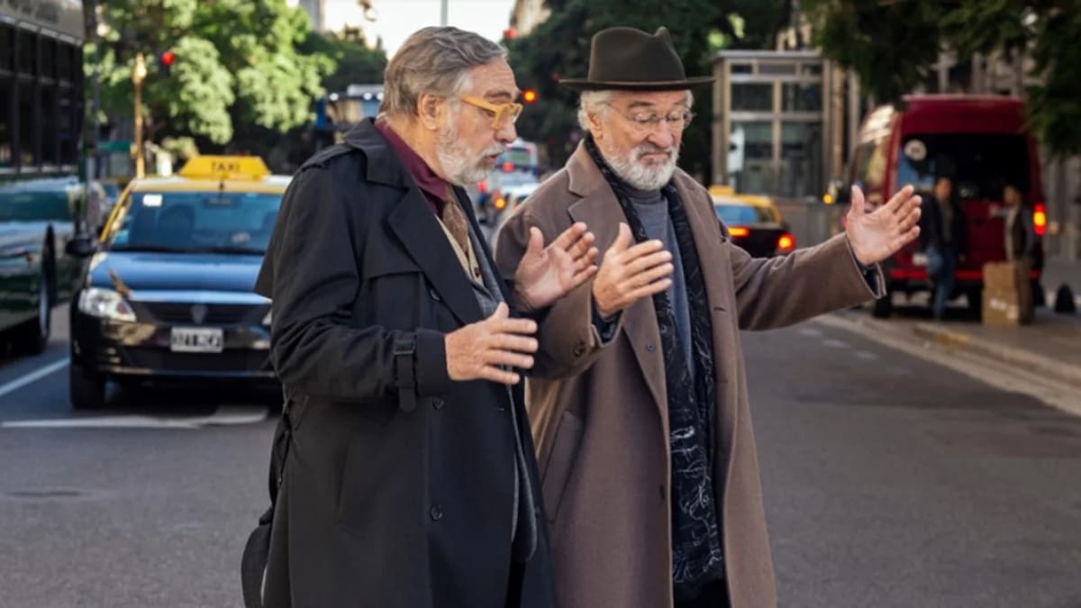 Luis Brandoni y Robert De Niro. Foto: NA